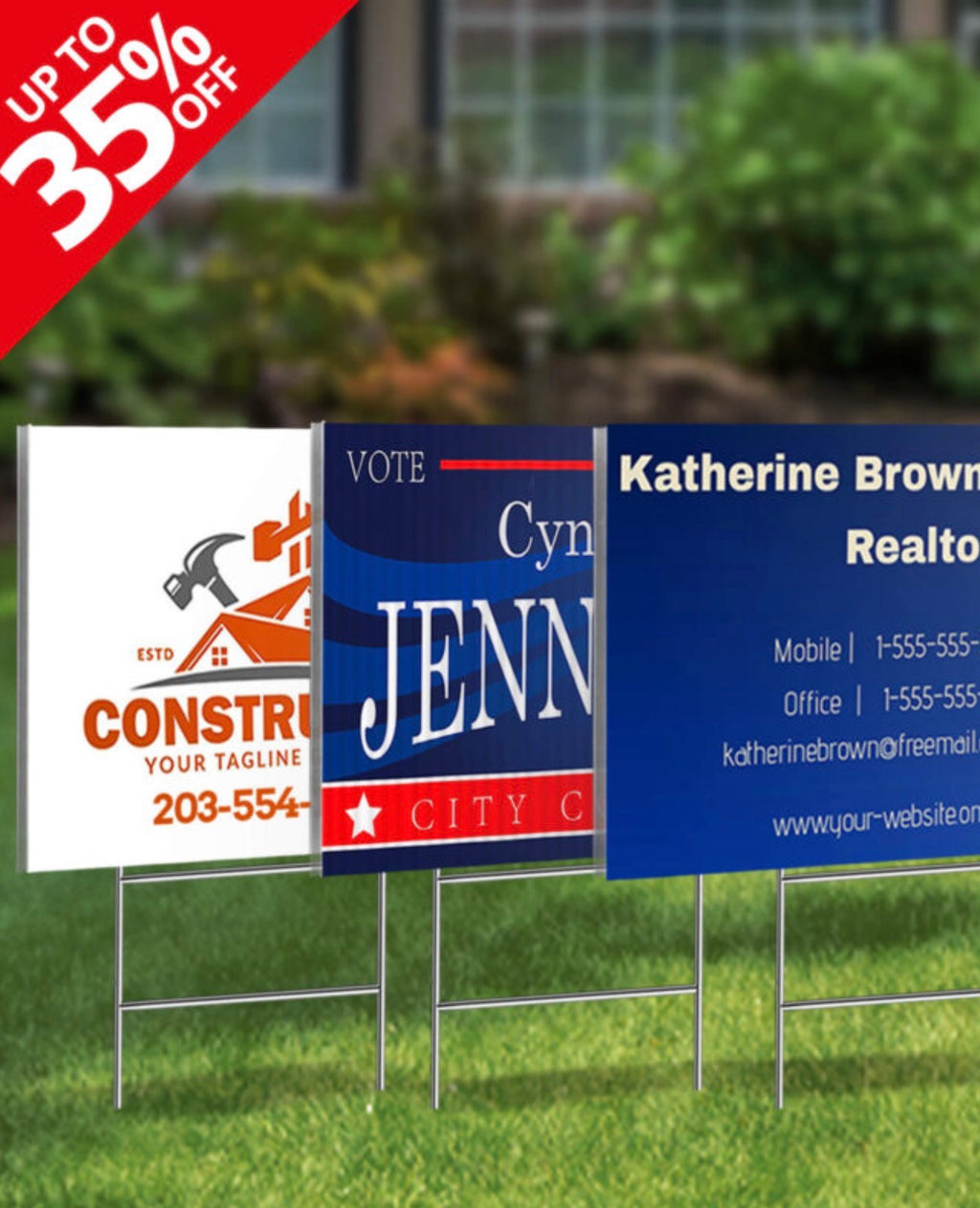 YARD SIGNS(5)