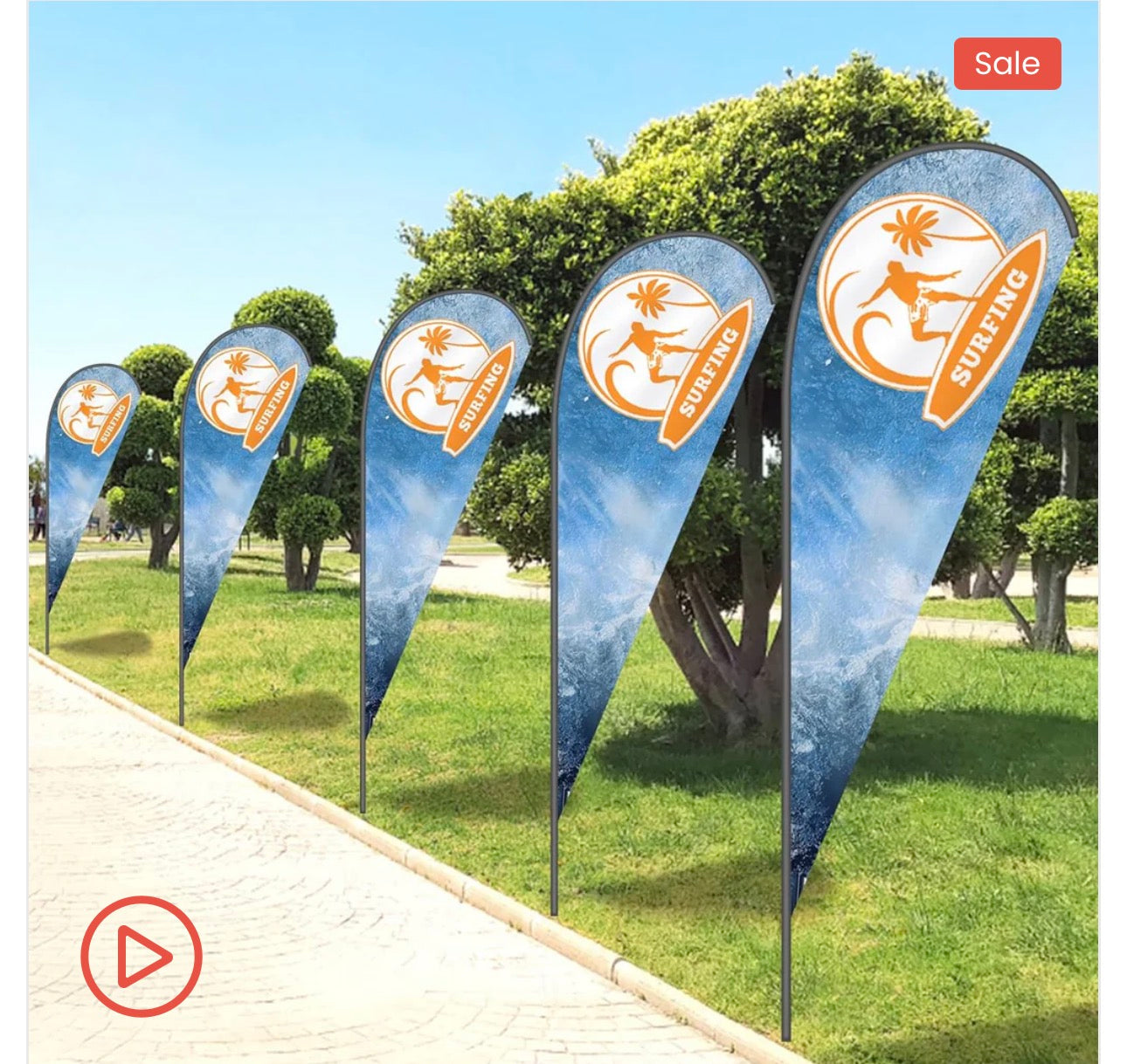 TEARDROP FLAG