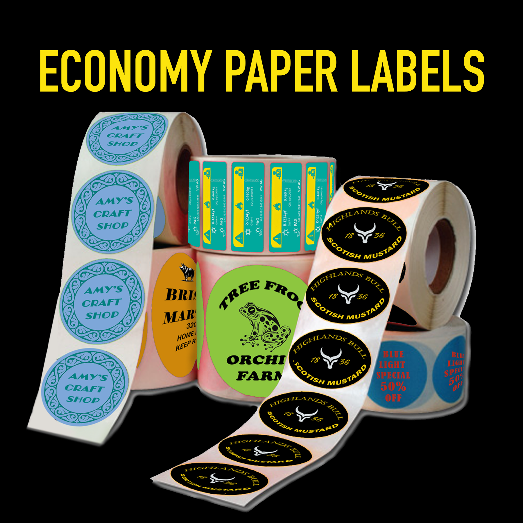 Economy Paper Labels(1000)